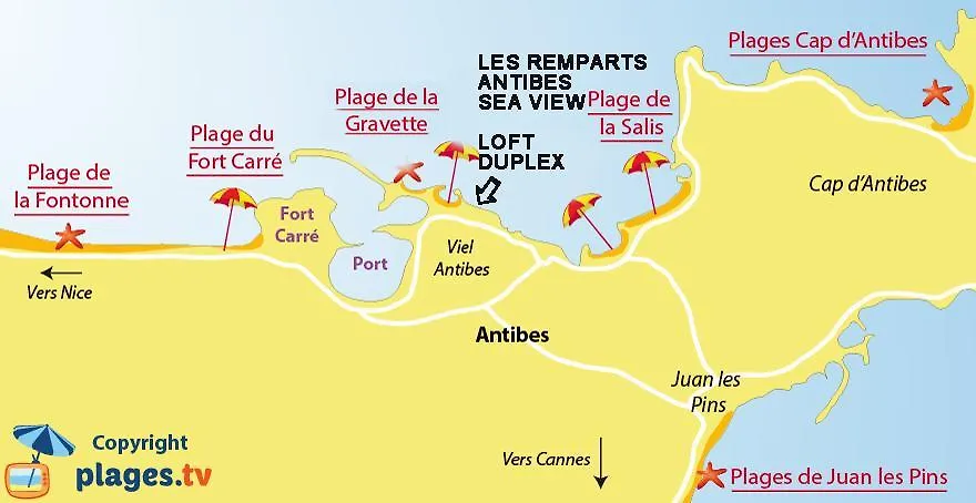 Les Remparts Antibes Location Apartment